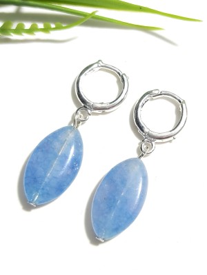 Серьги с аквамарином