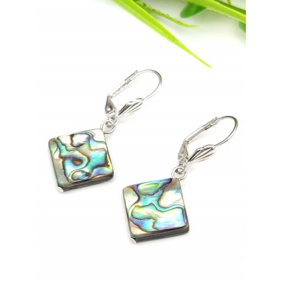 Серьги с халиотисом