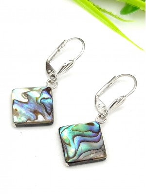 Серьги с халиотисом