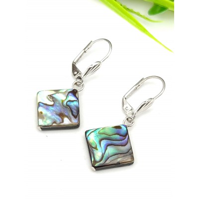 Серьги с халиотисом