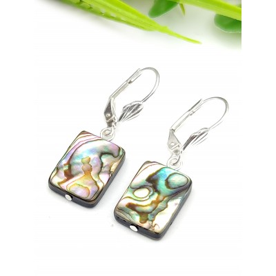 Серьги с халиотисом