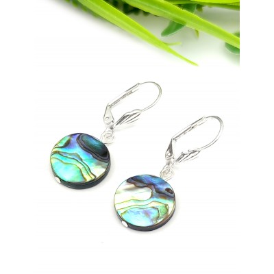 Серьги с халиотисом