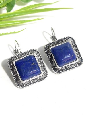 Серьги с лазуритом (синтетическим)