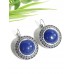 Серьги с лазуритом (синтетическим)