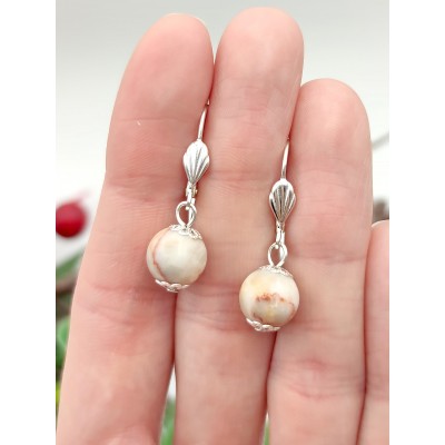 Серьги с яшмой