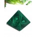 Пирамида из натурального малахита