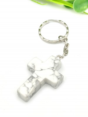 Брелок крестик из говлита