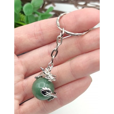 Брелок Дракон с зеленым авантюрином