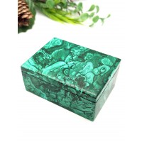 Шкатулка из натурального малахита