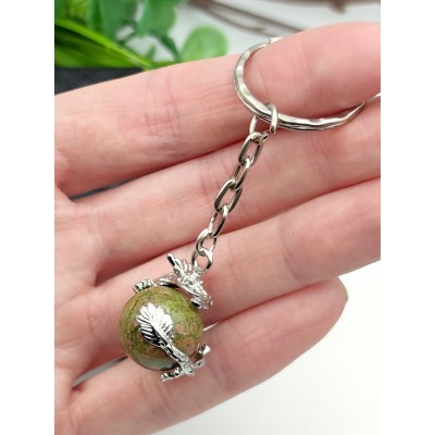 Брелок Дракон с унакитом