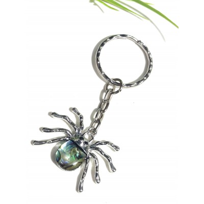 Брелок Паук с халиотисом (перламутром)
